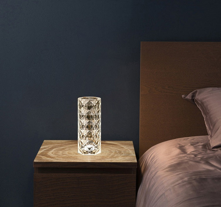 Crystal USB Table Lamp Touch Dimming Atmosphere