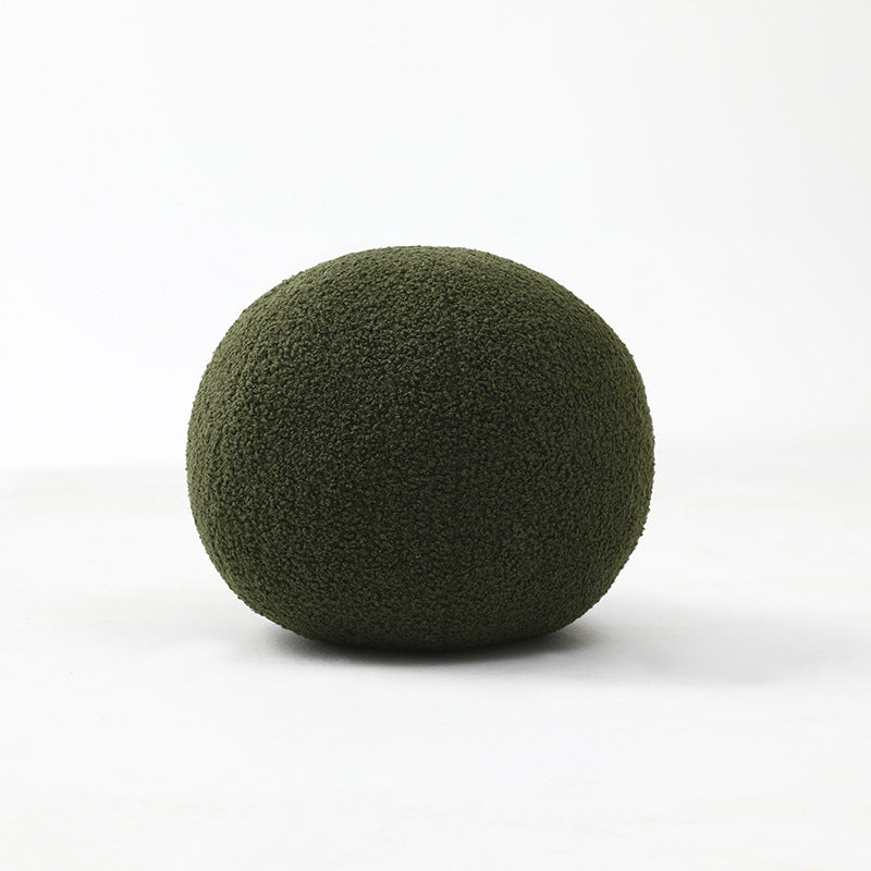 Round Velvet Soft Ball Sofa Pillow