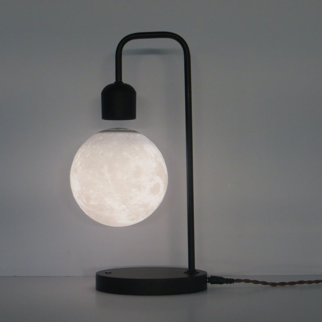 Magnetic Floating Moon Lamp With Wireless Charging