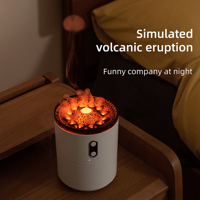 Volcanic Flame Aroma Essential Air & Fragrance Humidifier Light Lamp