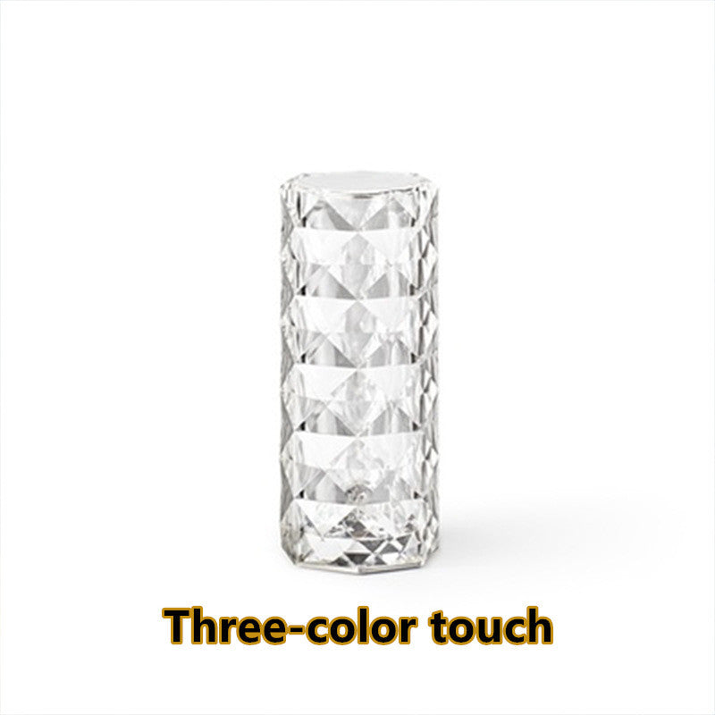 Crystal USB Table Lamp Touch Dimming Atmosphere