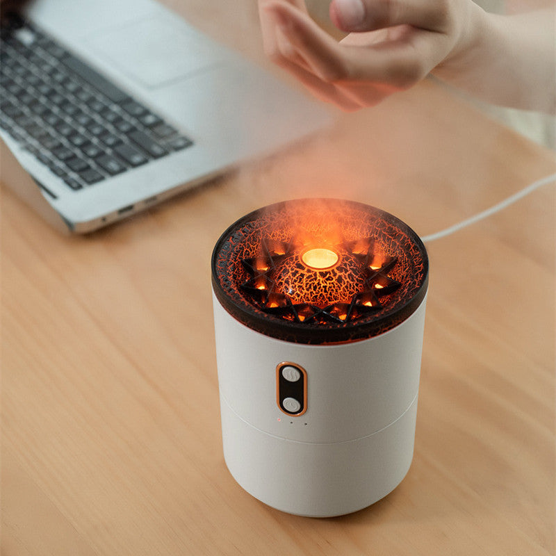 Volcanic Flame Aroma Essential Air & Fragrance Humidifier Light Lamp