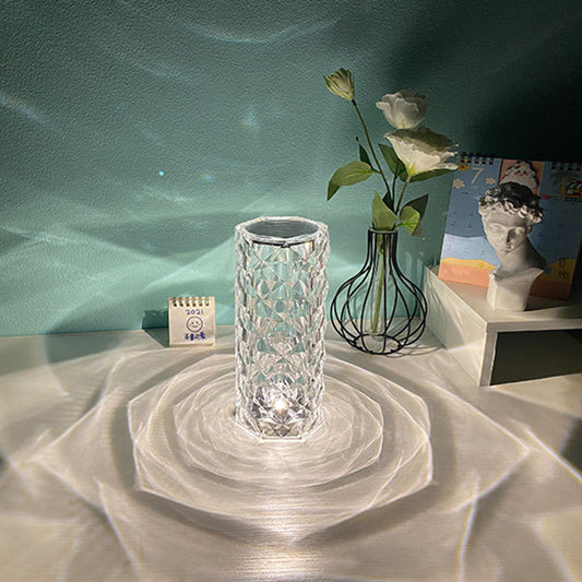 Crystal USB Table Lamp Touch Dimming Atmosphere