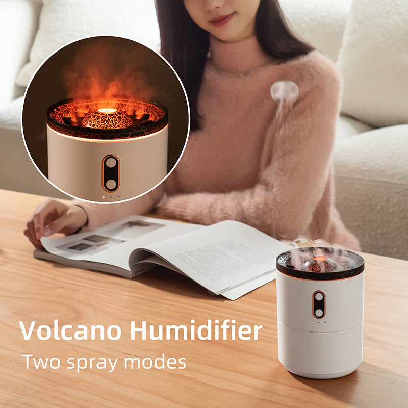 Volcanic Flame Aroma Essential Air & Fragrance Humidifier Light Lamp