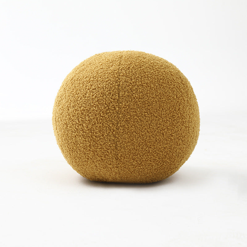 Round Velvet Soft Ball Sofa Pillow