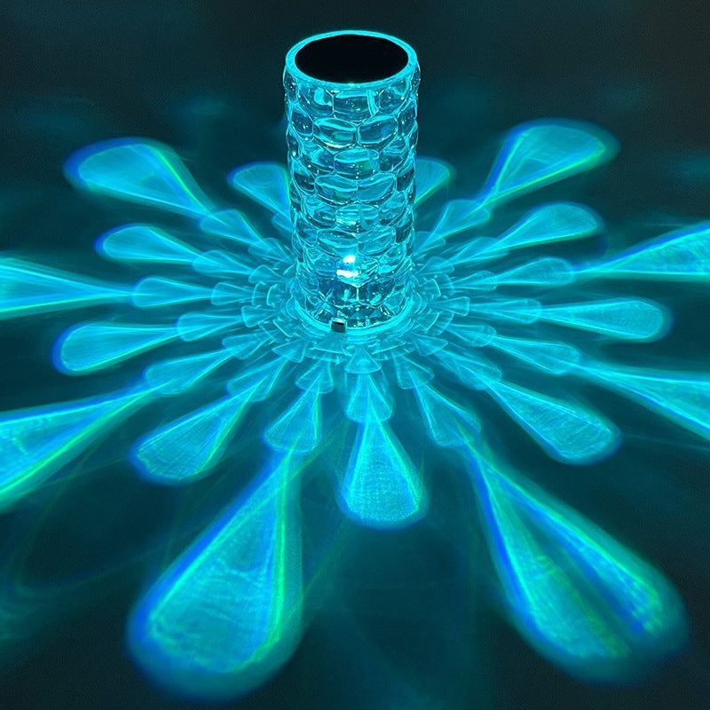 Crystal USB Table Lamp Touch Dimming Atmosphere