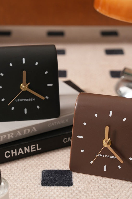 Creative Table Ceramic Clock Home Ornaments